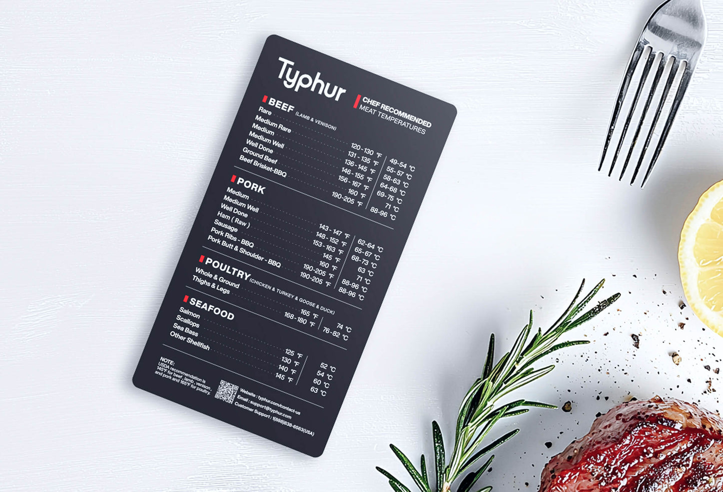 Typhur Meat Temperature Magnet