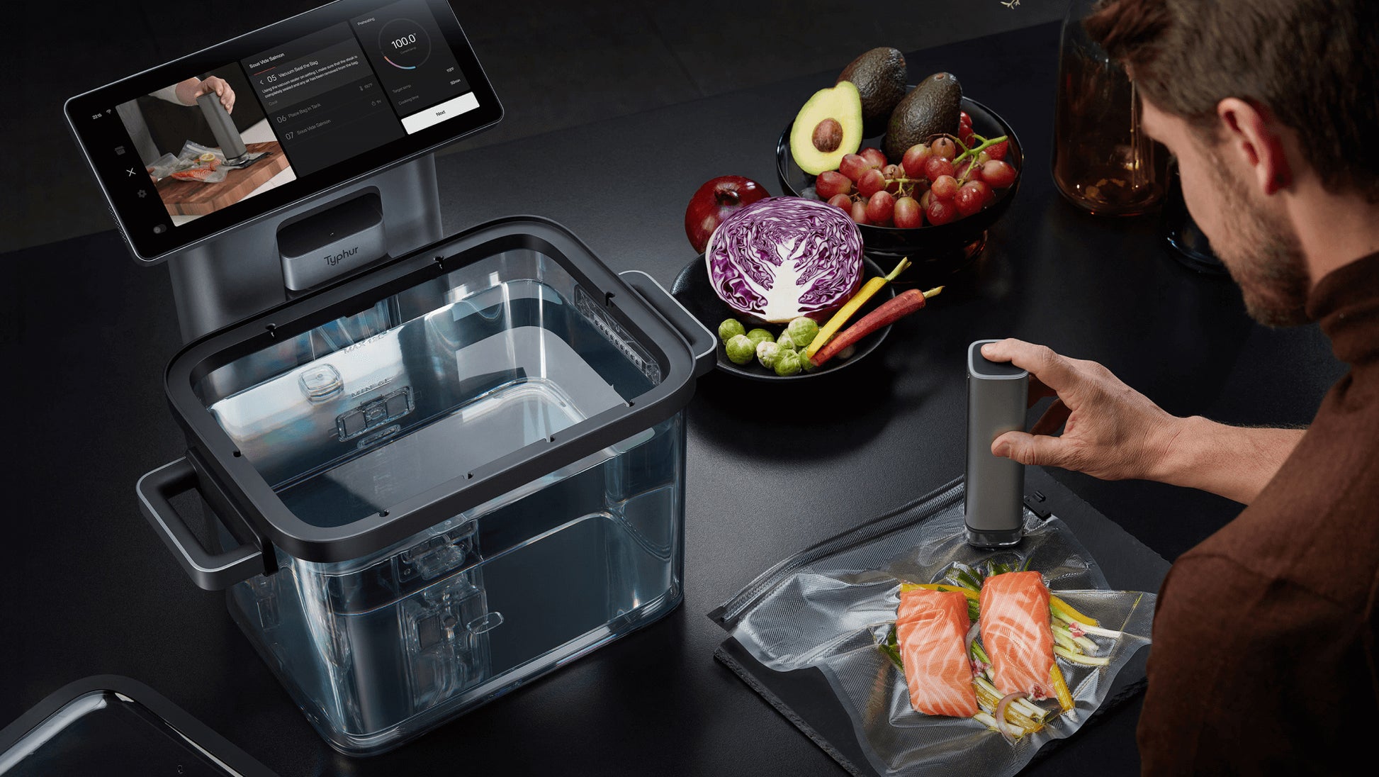sous vide salmon